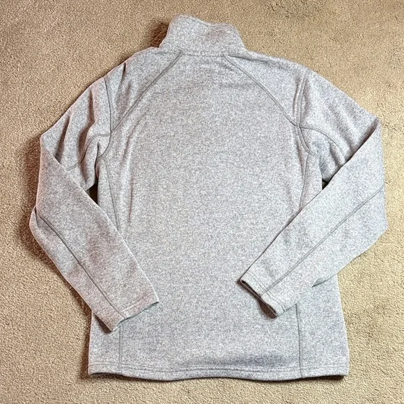 Eddie Bauer Gray Quarter-Zip Pullover Size Medium - Picture 4 of 4